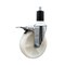 Service Caster 5'' Nylon Swivel 1-1/2'' Expanding Stem Caster Total Lock Brake SCC-EXTTL20S514-NYS-112 - alternate 1